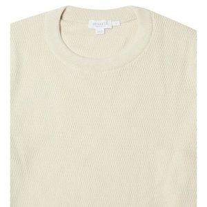 Sunspel waffle sweater pullover, medium
